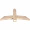 Ekena Millwork Bellingham Smooth Timber Gable Bracket, Douglas Fir, 48"W x 26"H x 3 1/2"D x 5 1/2"F, 13/12 Pitch GBW048X26X0406BEL00SDF - alternate 2